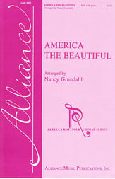 America the Beautiful SSA choral sheet music cover